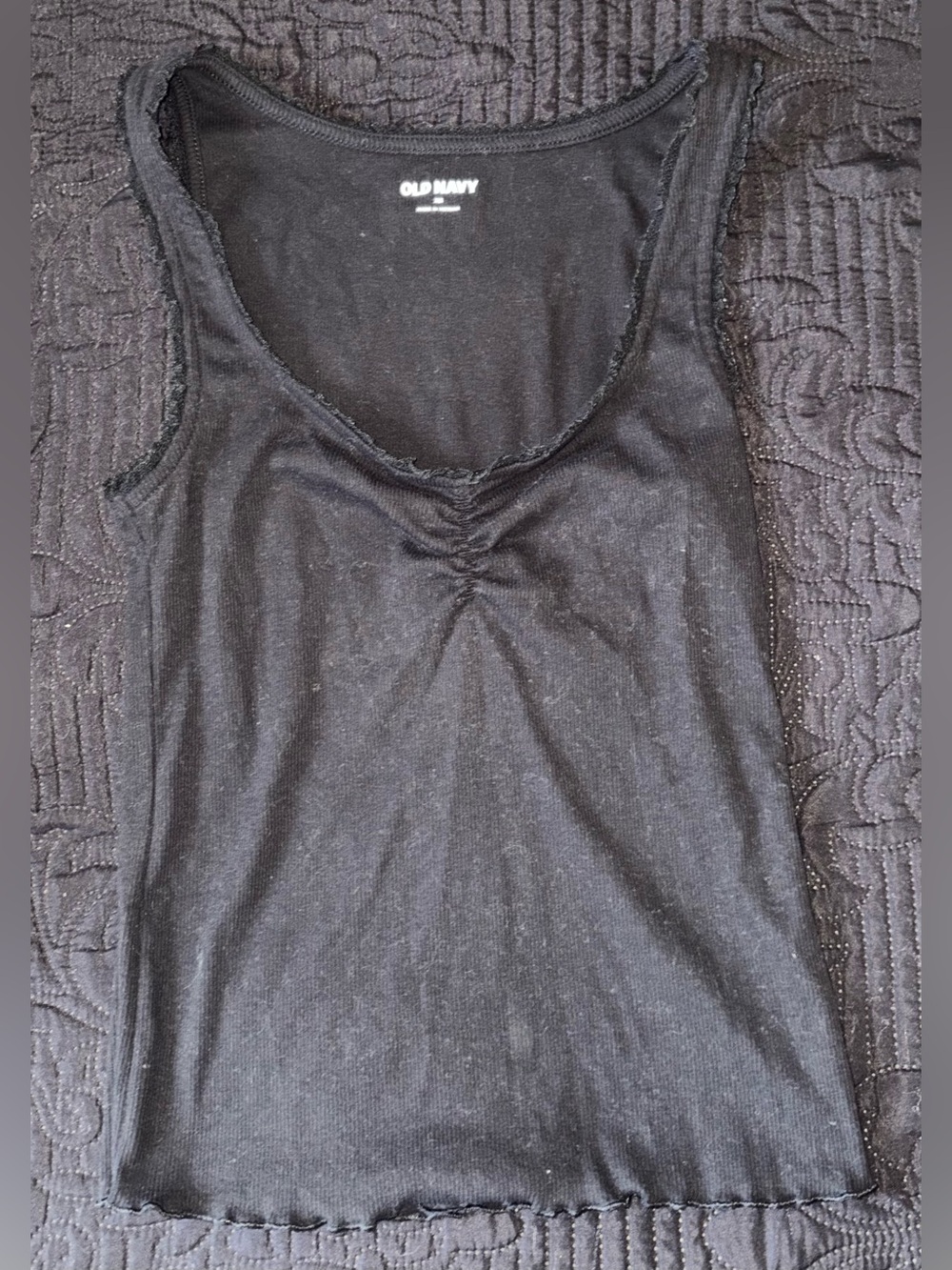 Old Navy Women's Black Scoop Neck Tank Top Size XS